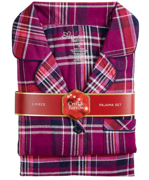 Kohl's Women's Cotton Flannel Pajama Sets 16