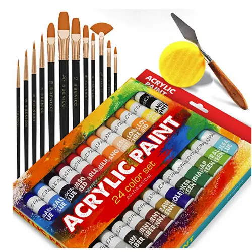 FREE Benicci Acrylic Paint Set  MyFreeProductSamples.com